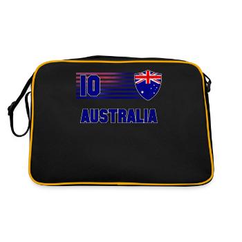 Australie - Sac Retro - noir/or - Dos