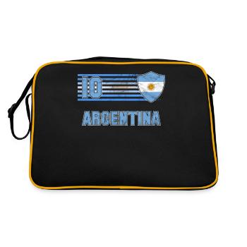 Argentine - Sac Retro - noir/or - Dos