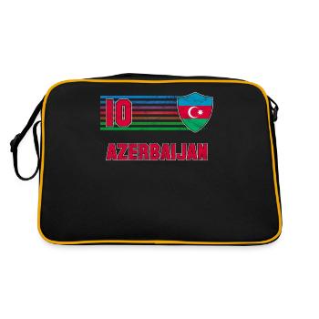 Azerbaijan - Retro Bag - black/gold - Back