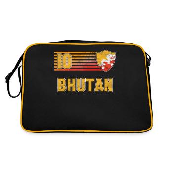 Bhoutan - Sac Retro - noir/or - Dos
