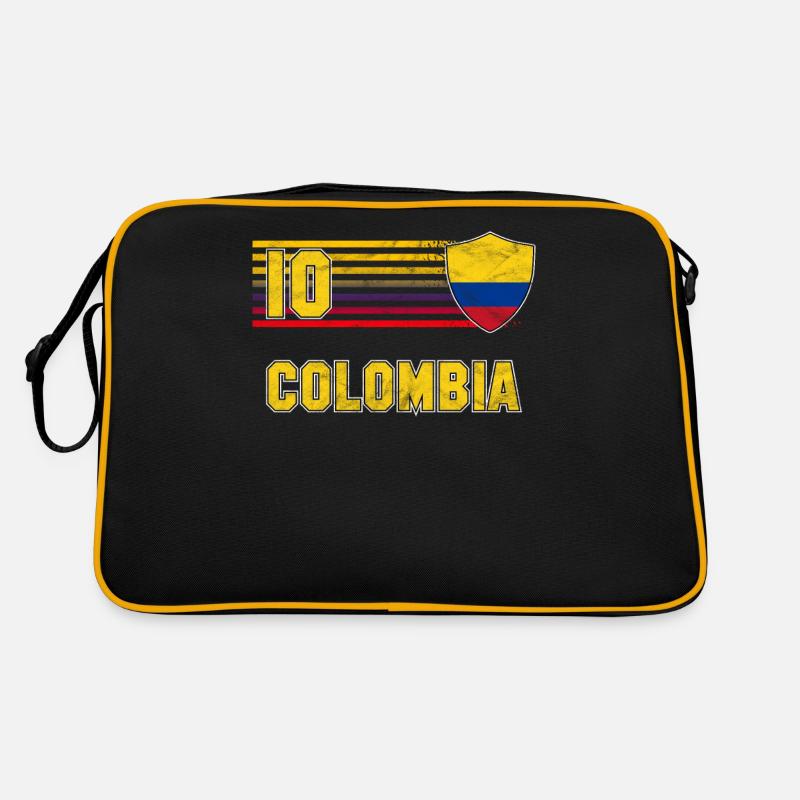 Colombia - Retro Bag - black/gold