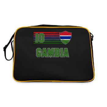 Gambie - Sac Retro - noir/or - Dos