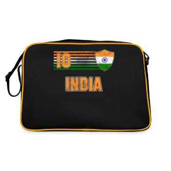 Inde - Sac Retro - noir/or - Dos