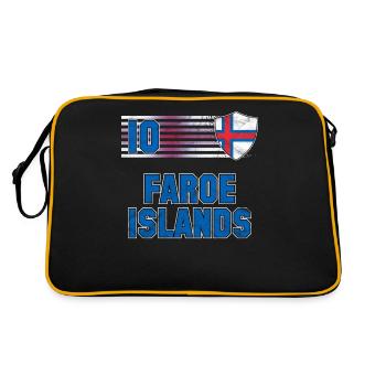 Faroe Islands - Retro Bag - black/gold - Back