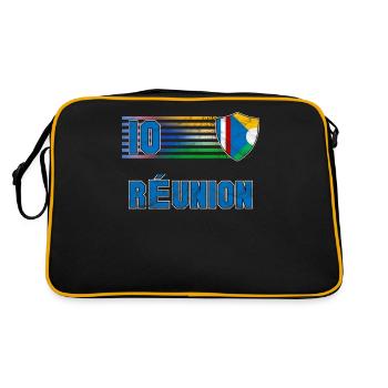 Réunion - Sac Retro - noir/or - Dos