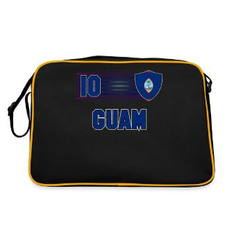 Guam - Sac Retro - noir/or - Dos