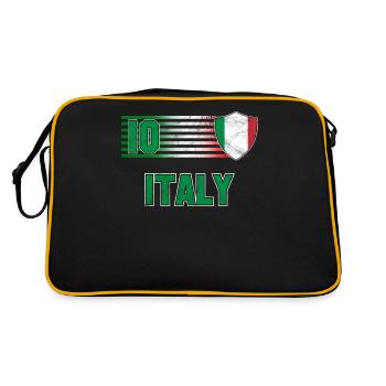 Italy - Retro Bag - black/gold - Back
