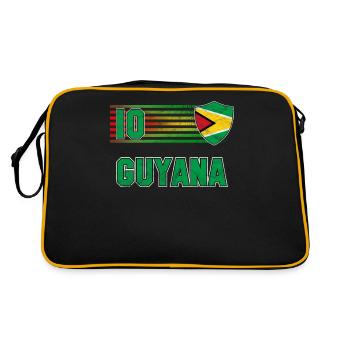 Guyana - Sac Retro - noir/or - Dos