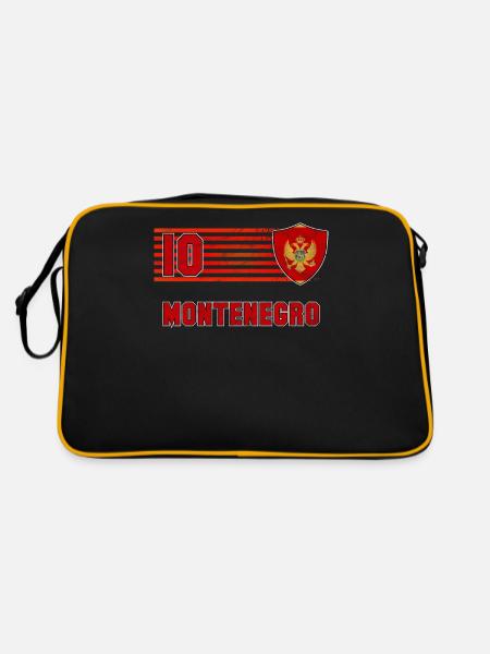 Montenegro - Retro Bag - black/gold - Back