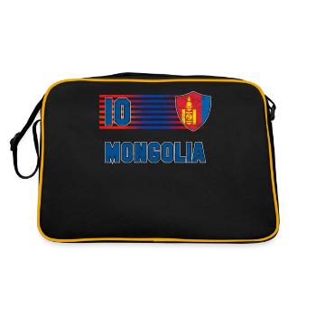 Mongolia - Retro Bag - black/gold - Back