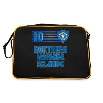Mariannes du Nord (Îles) - Sac Retro - noir/or - Dos