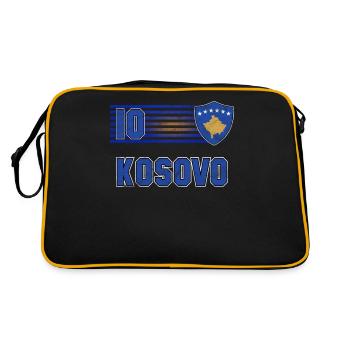 Kosovo (en anglais) - Sac Retro - noir/or - Dos