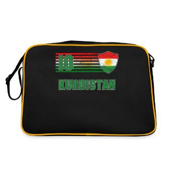 Kurdistan - Sac Retro - noir/or - Dos