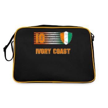 Ivory Coast - Retro Bag - black/gold - Back