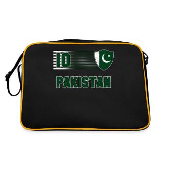 Pakistan - Sac Retro - noir/or - Dos