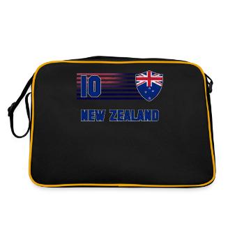 Nouvelle Zélande - Sac Retro - noir/or - Dos