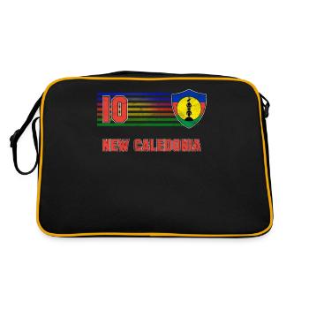 Nouvelle Calédonie - Sac Retro - noir/or - Dos