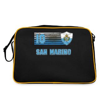 San Marino - Retro Bag - black/gold - Back