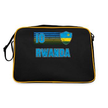Rwanda - Sac Retro - noir/or - Dos