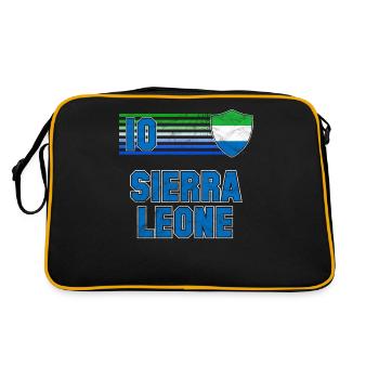 Sierra Leone - Sac Retro - noir/or - Dos