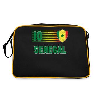 Sénégal - Sac Retro - noir/or - Dos