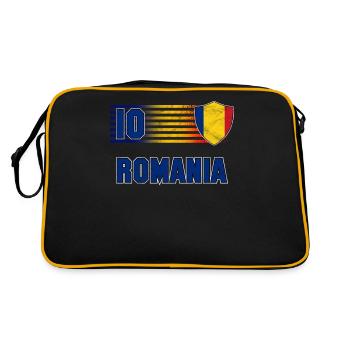 Romania - Retro Bag - black/gold - Back