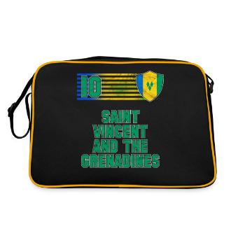 Saint Vincent et les Grenadines - Sac Retro - noir/or - Dos