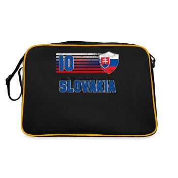 Slovaquie - Sac Retro - noir/or - Dos
