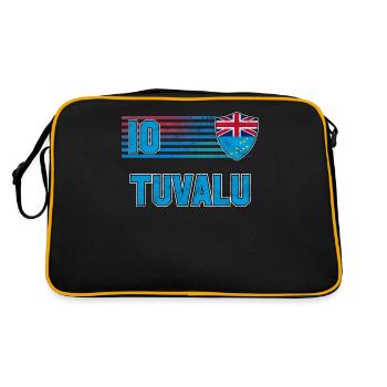 Tuvalu - Retro Bag - black/gold - Back