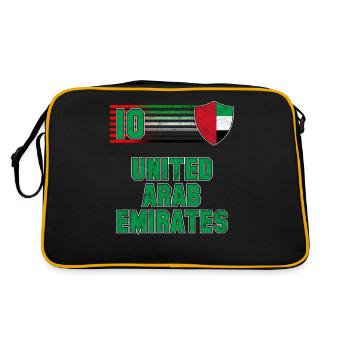 Emirats Arabes Unis - Sac Retro - noir/or - Dos