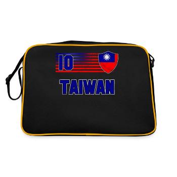 Taïwan - Sac Retro - noir/or - Dos
