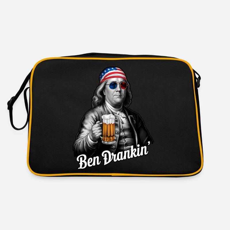 Ben Drankin 4. Juli Franklin Benjamin USA Retro Tasche