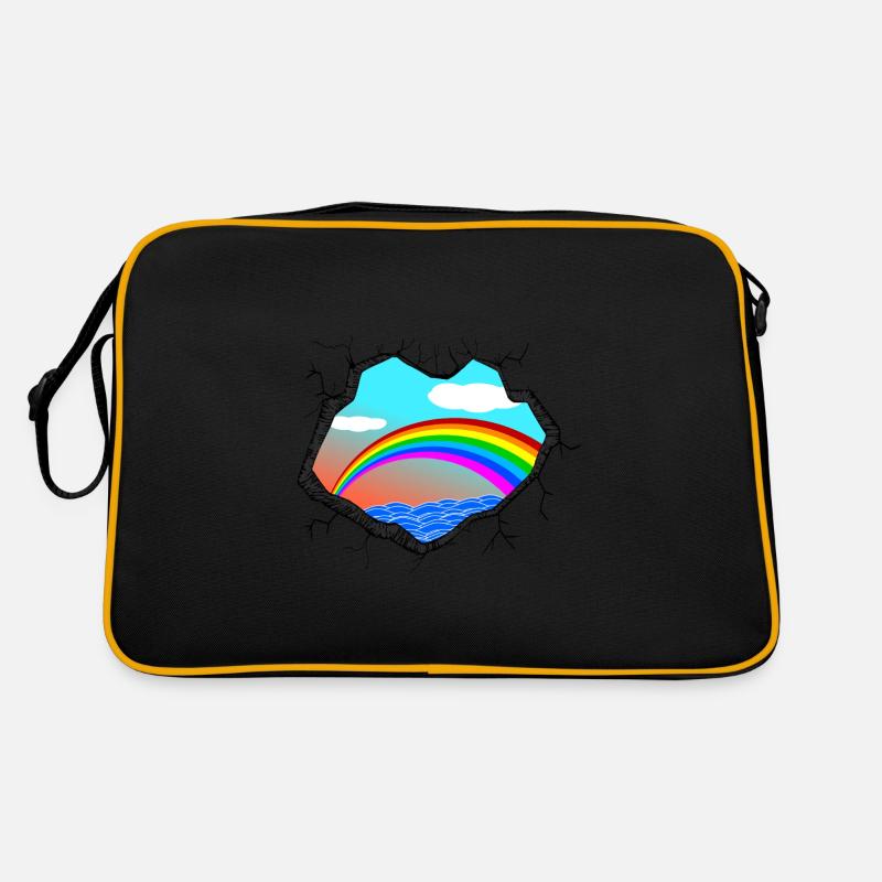 Mer arc-en-ciel Sac Retro