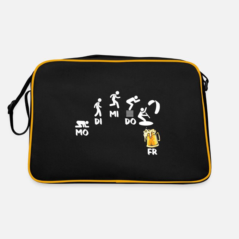 Kitesurfen Kiteboarding Kite Kiten Retro Tasche