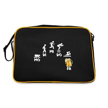 Swimming Swimmers - Retro Bag - black/gold - Back