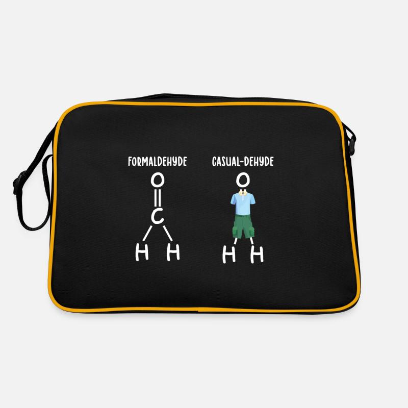 Professeur de chimie | Chimiste Science Idée de cadeau - Sac Retro - noir/or
