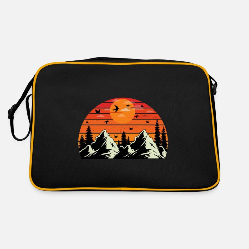 Hiking retro sunset hikers Wanderer Retro Bag