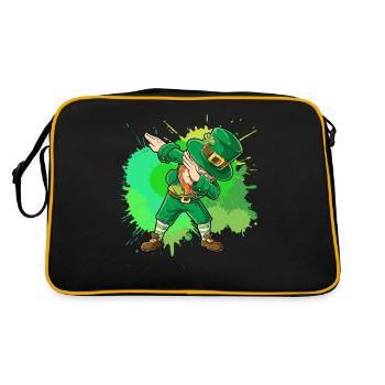St Patrick's Day DAB - Retro Bag - black/gold - Back