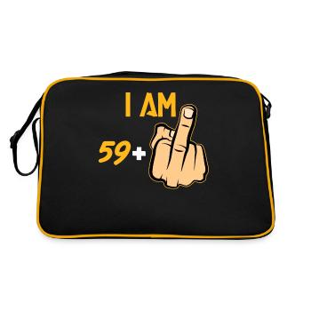 60e anniversaire - Sac Retro - noir/or - Dos