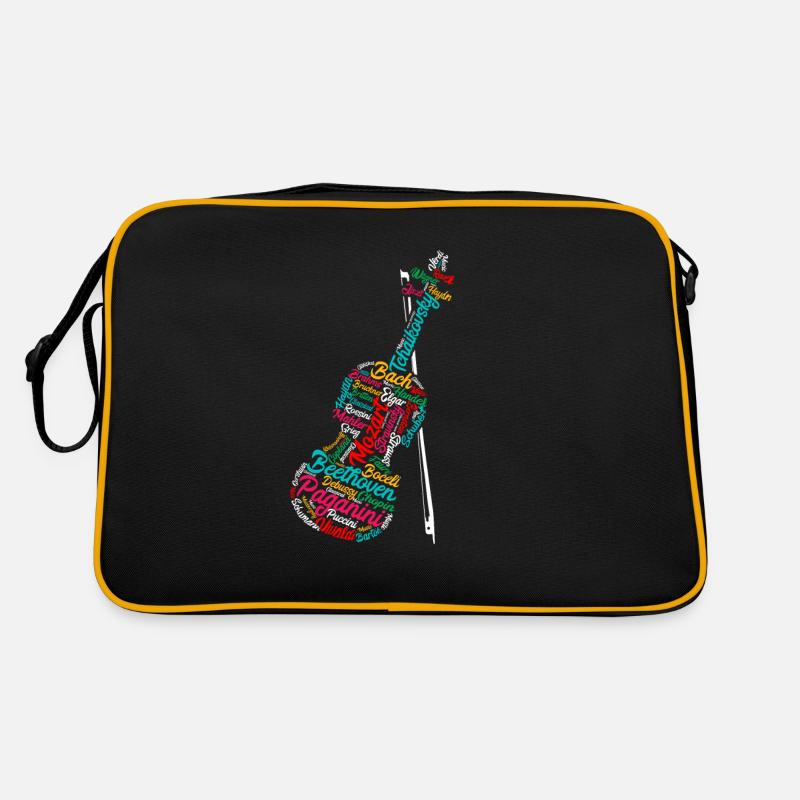 Classical composer Classical music violin Retro Bag