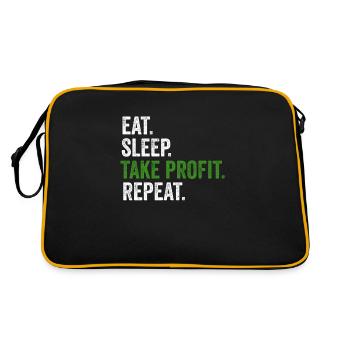 Trading Crypto Forex for Exchanges Stock Market - Retro Bag - black/gold - Back