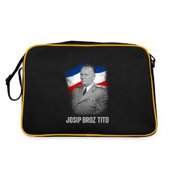 Josip Broz Tito Marsal SFRJ Yougoslavie - Sac Retro - noir/or - Dos