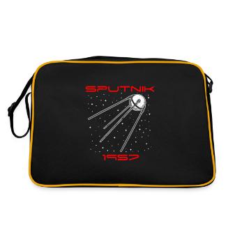Idée cadeau Spoutnik URSS Union soviétique - Sac Retro - noir/or - Dos