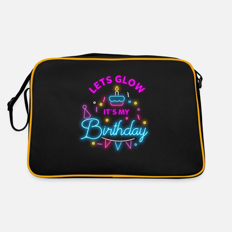 Lets Glow Party est mon idée de cadeau de fête d'anniversaire Sac Retro