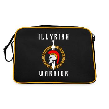 Albanie Illyrian Warrior Autochthonous Kosovar - Sac Retro - noir/or - Dos