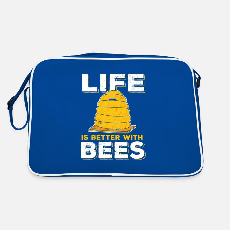 Beekeepers Bees Honeycombs Beehive Honey Retro Bag
