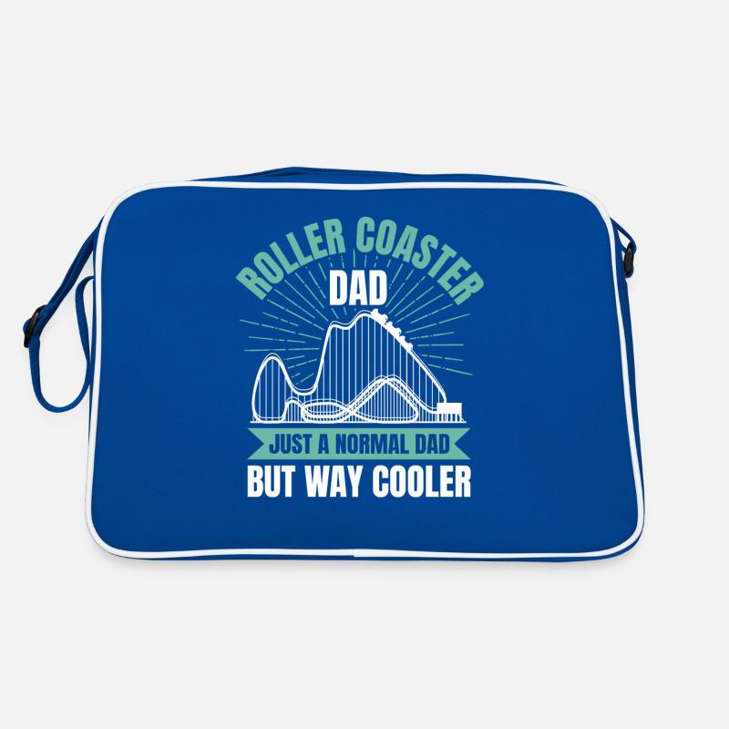 Amusement Park Roller Coaster Dad Retro Bag