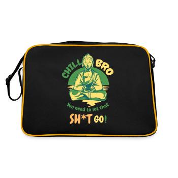 Méditation - Sac Retro - noir/or - Dos