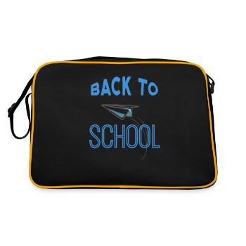 Back to school - Sac Retro - noir/or - Dos