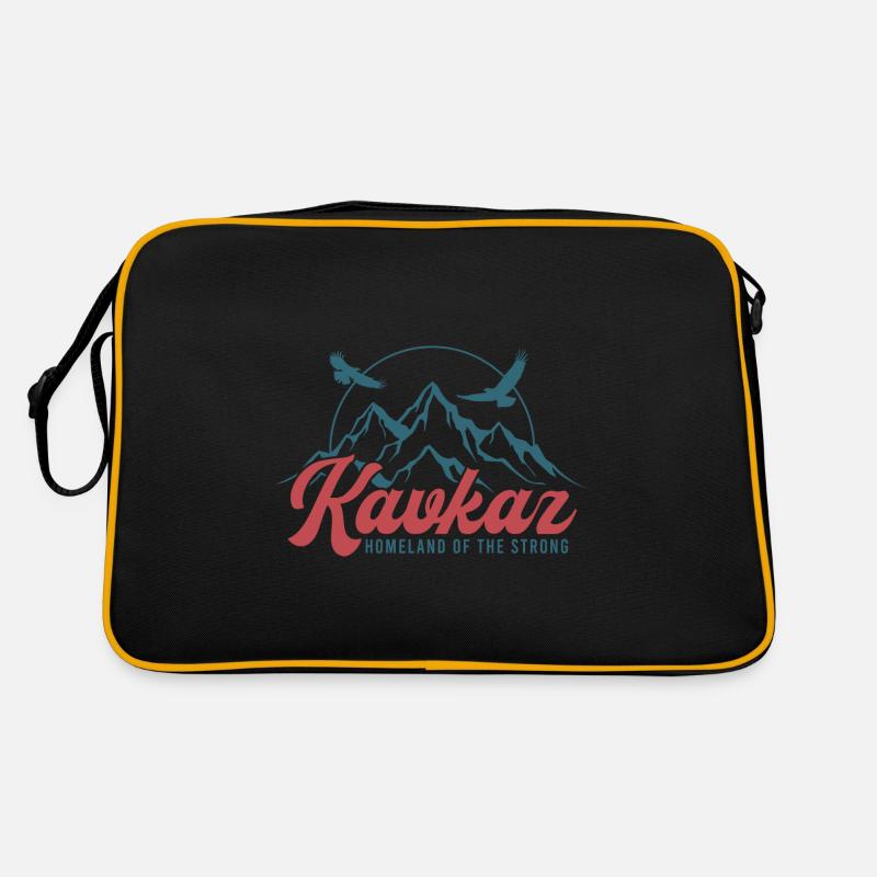 Kavkaz Kaukasus Chechnya Chechen Geschenk Retro Tasche